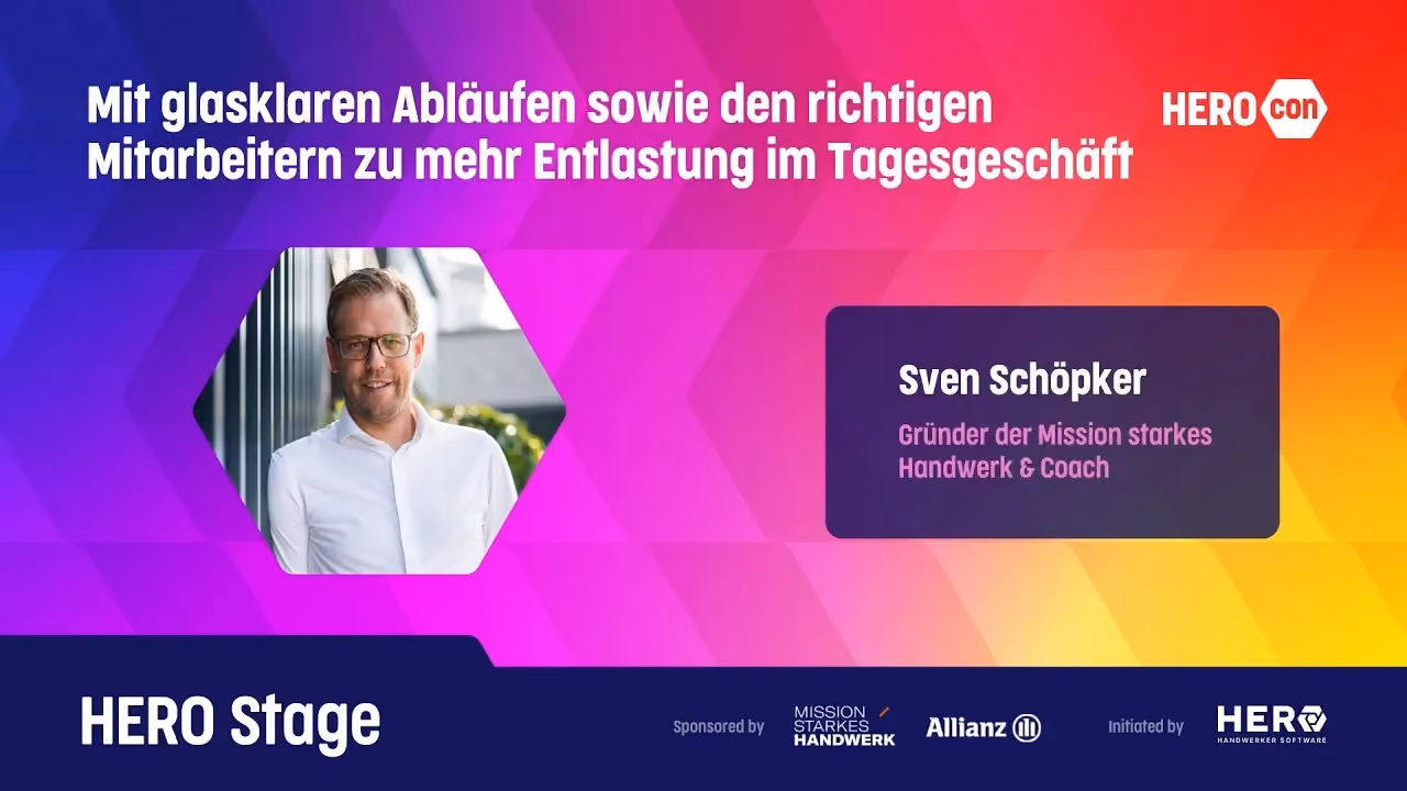 Vorschaubild Mit Glasklaren Abläufen Vortrag