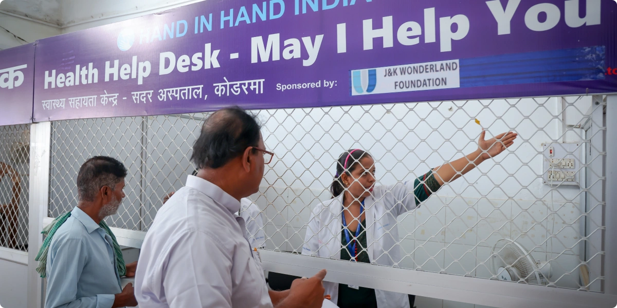Hospital help desks at district hospitals