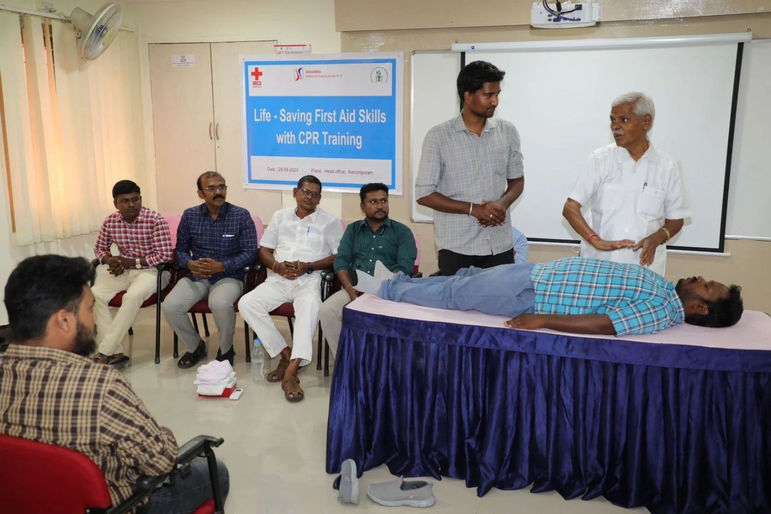 First aid and cardiopulmonary resuscitation (CPR) training