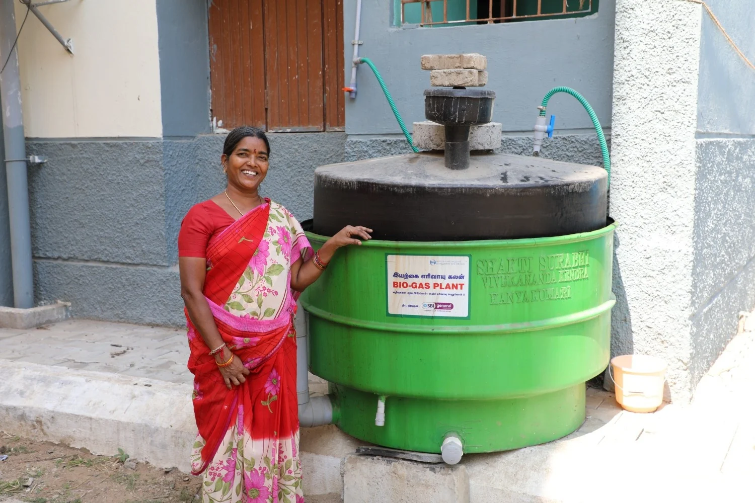 Biogas units
