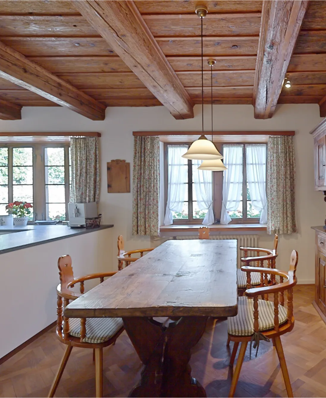 Modernisiertes Wohnzimmer.