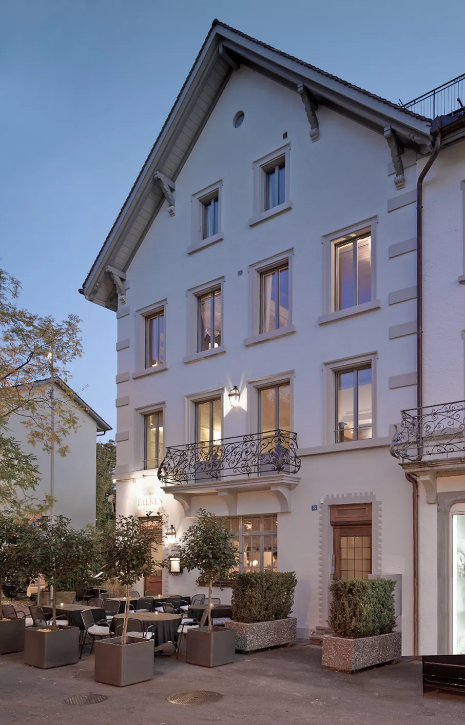 Schönes Haus von aussen.