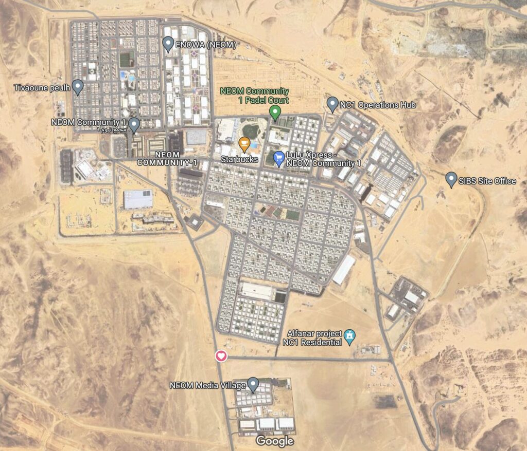 NEOM location map