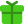 Green gift box icon