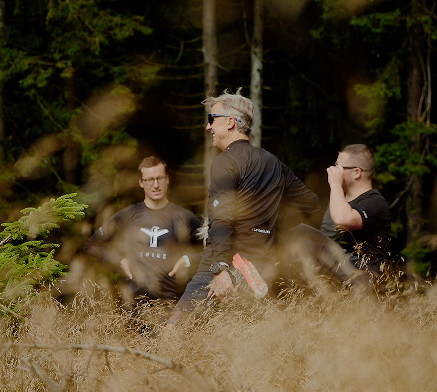 group of outdoor workshop participant, tribe