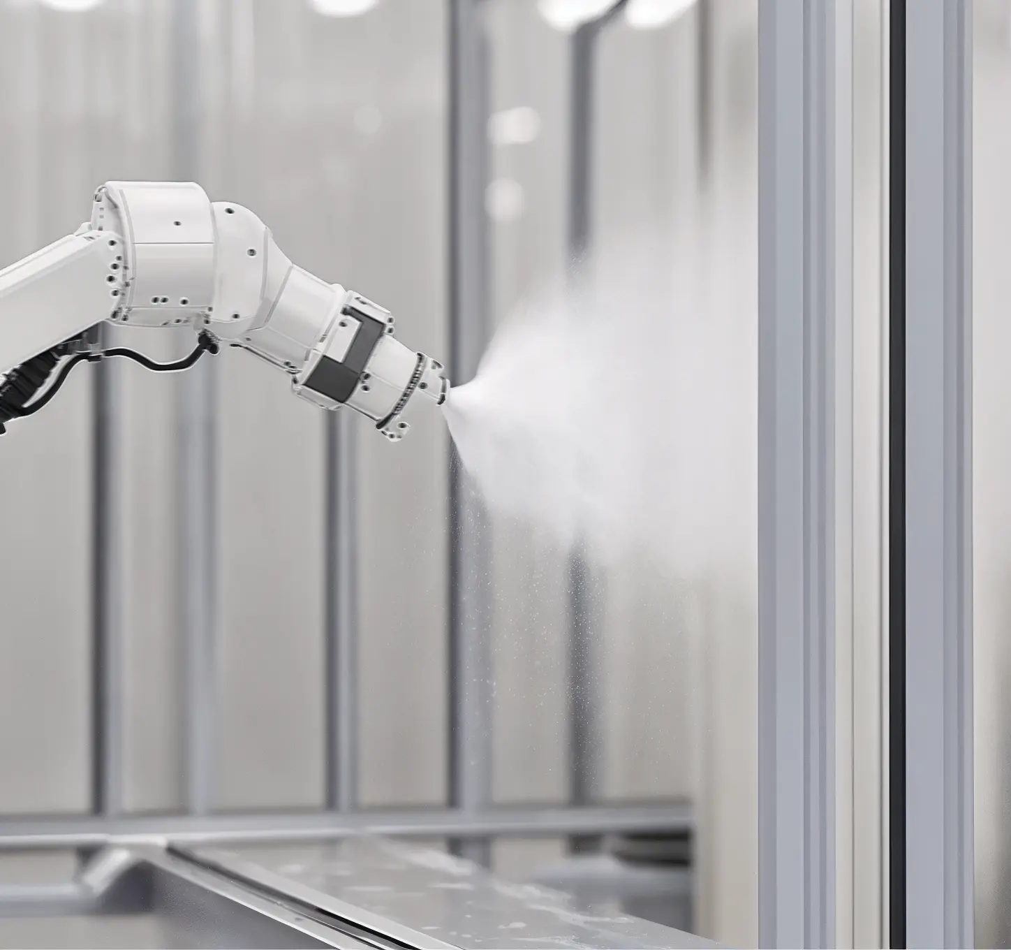 robotic industrial spraying technique