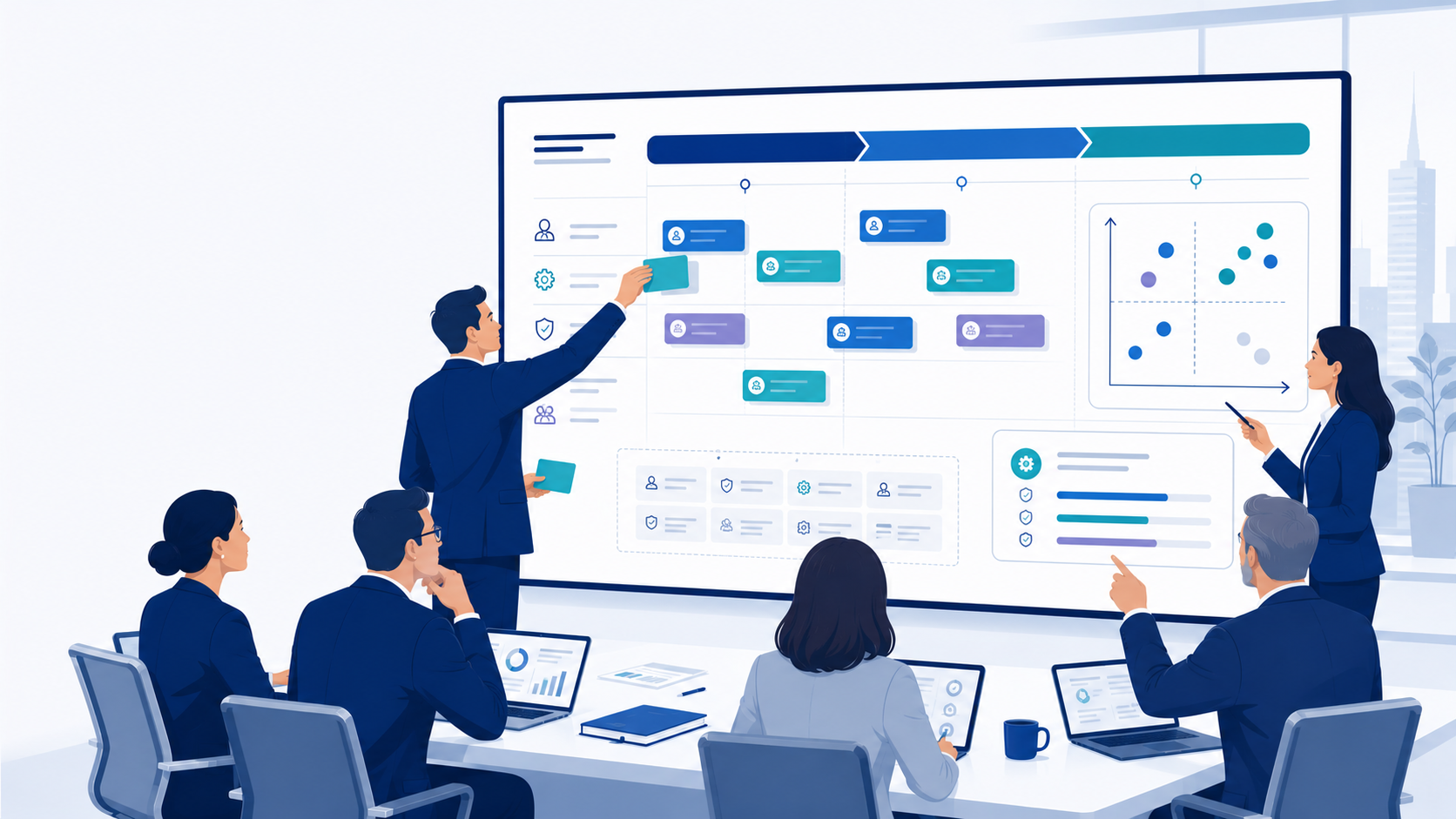 image of tech solutions demonstration (for a hr tech)