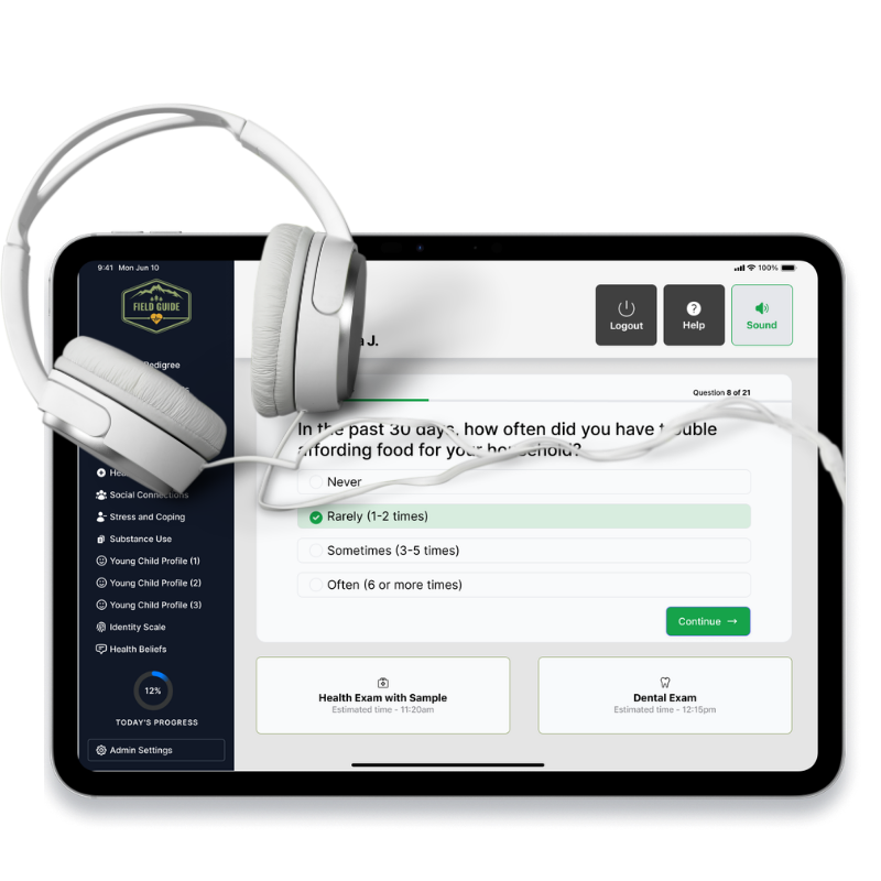 Field Guide tablet image