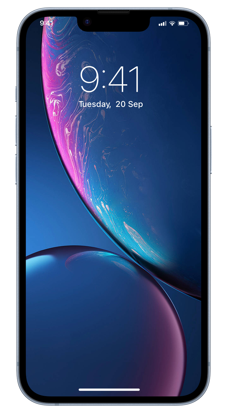 Due Notice on iPhone lock screen