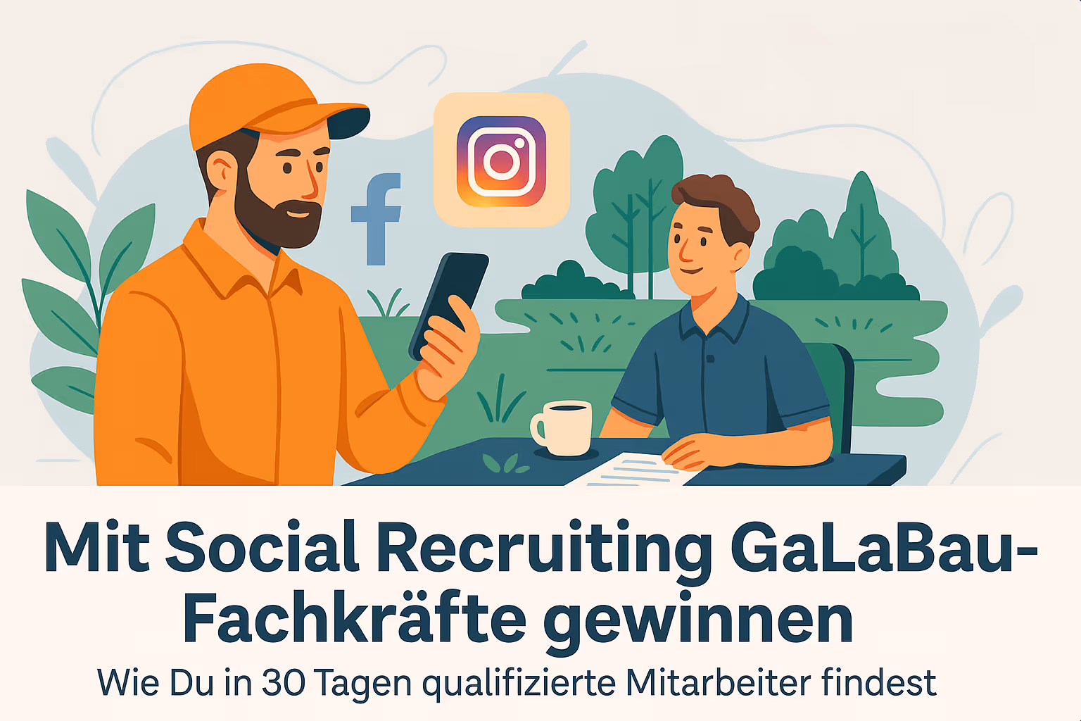 Social Recruiting Handwerk Garten- und Landschaftsbau