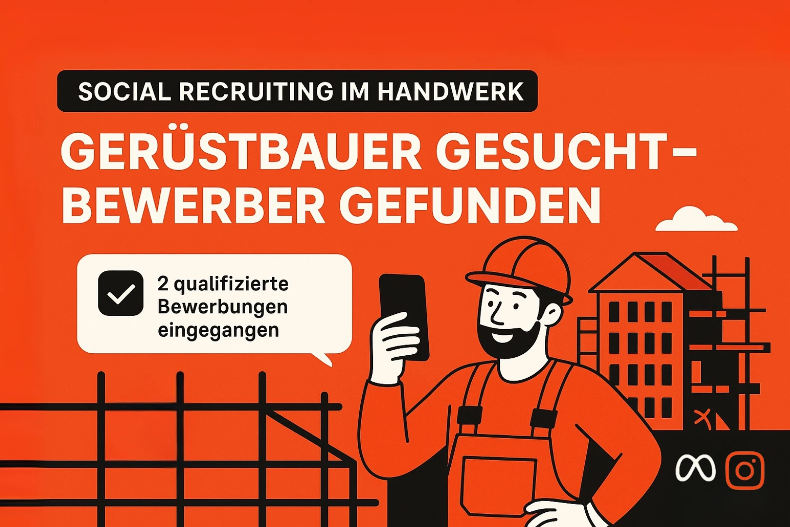 Social Recruiting Handwerk Gerüstbau Fachkräftemangel