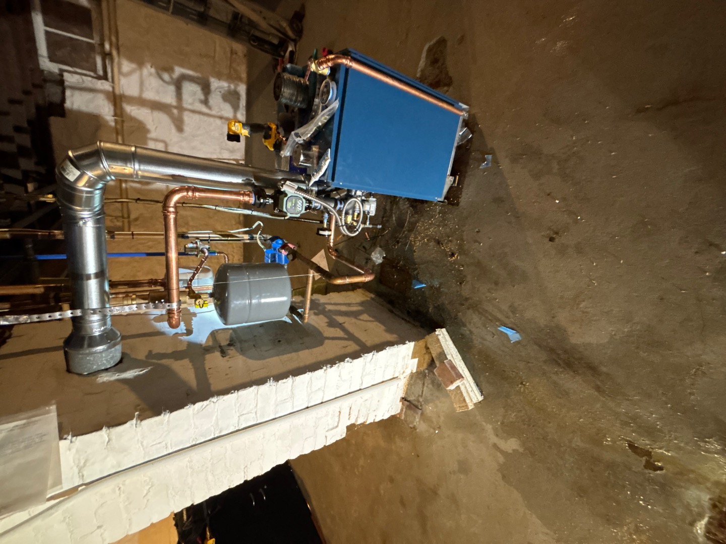 Residential boiler installation by the Kindle and C. Carlin team