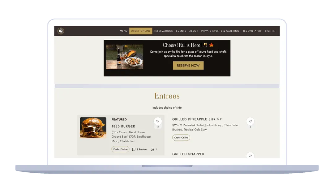 a screenshot of a website