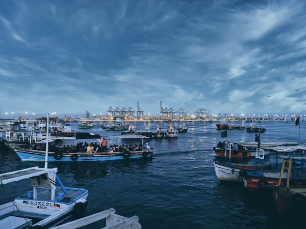 Sea photography and port