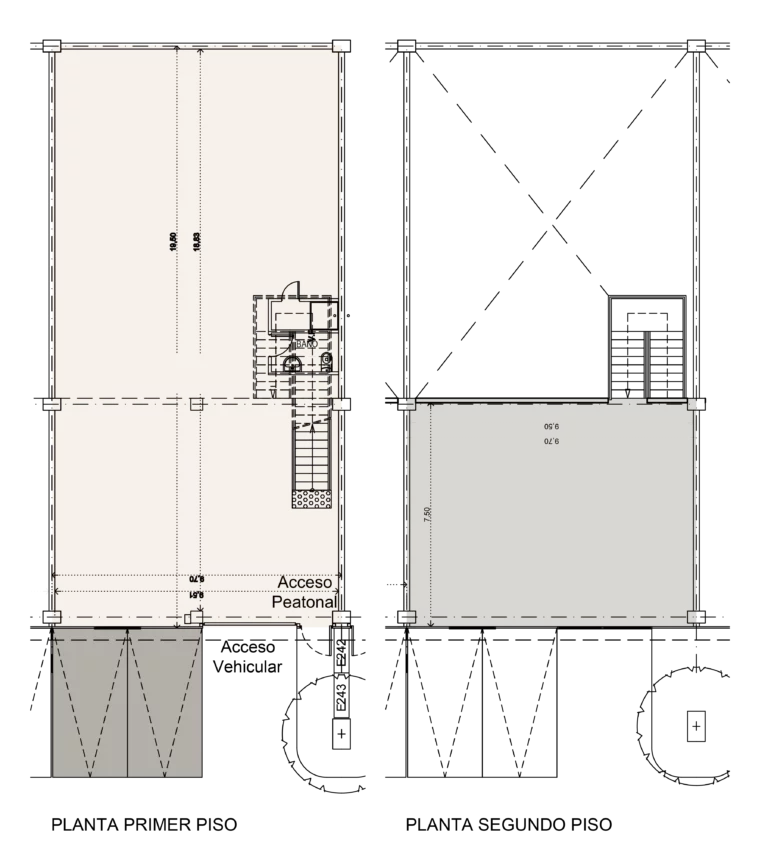 Imagen plano tipo A proyecto San Bernardo - venta y arriendo de bodegas industriales