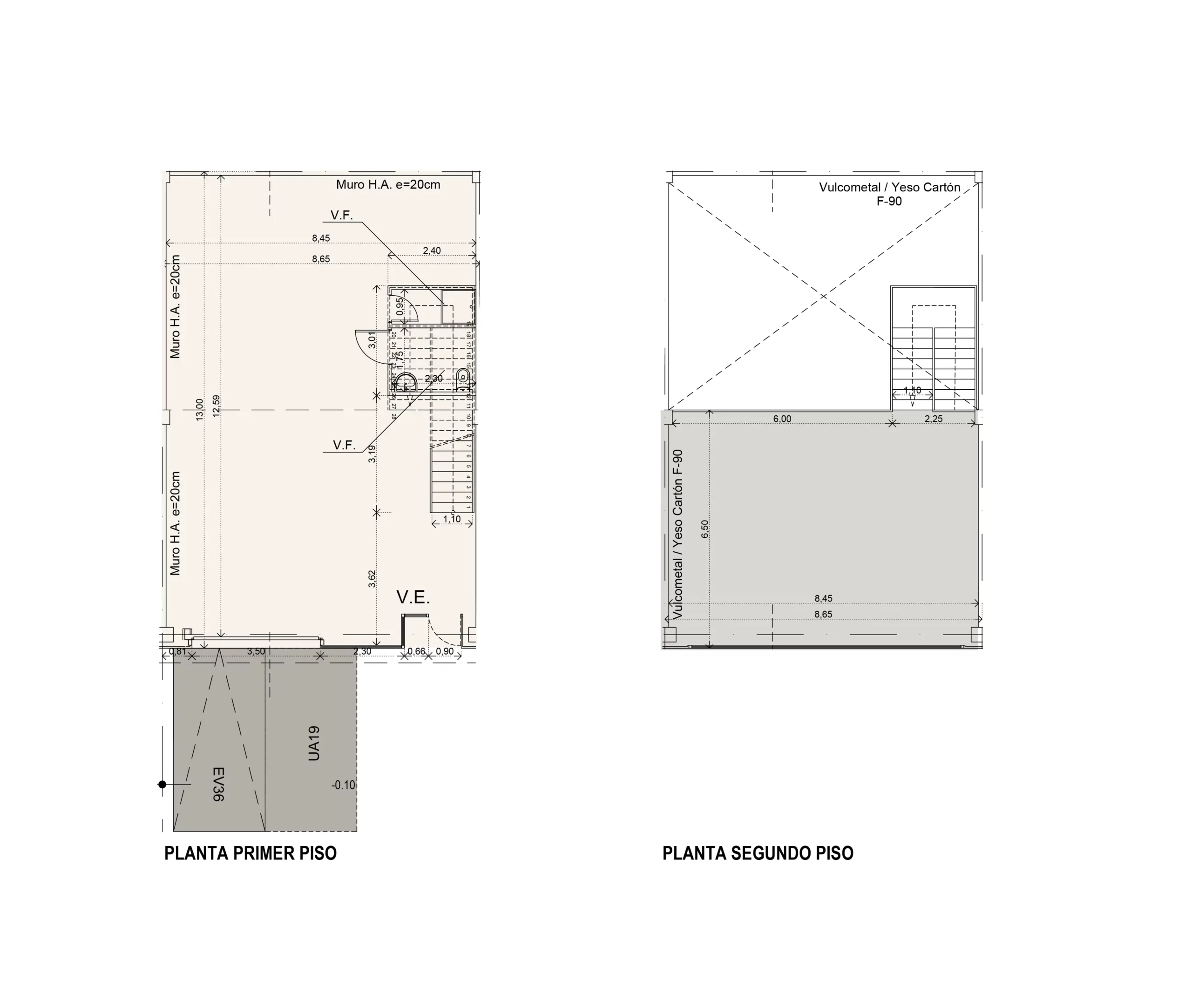 imagen plano tipo A proyecto Saladillo - venta y arriendo de bodegas industriales