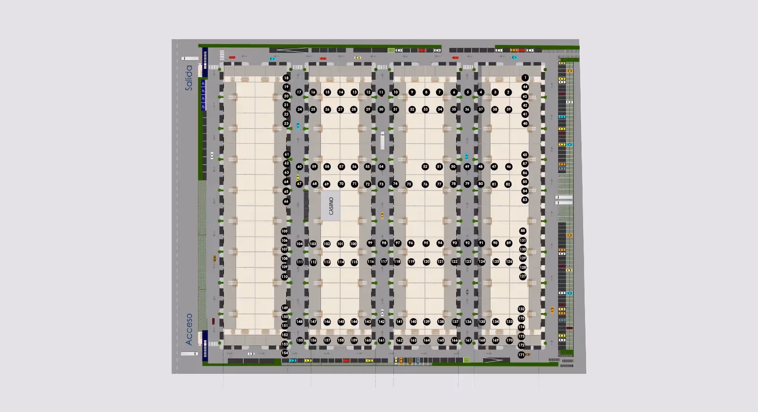 masterplan proyecto miraflores - venta y arriendo de bodegas  