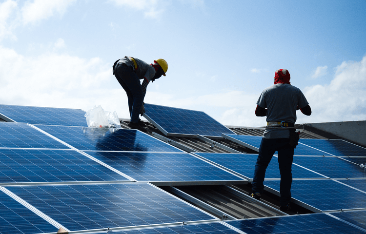 solar panels installation