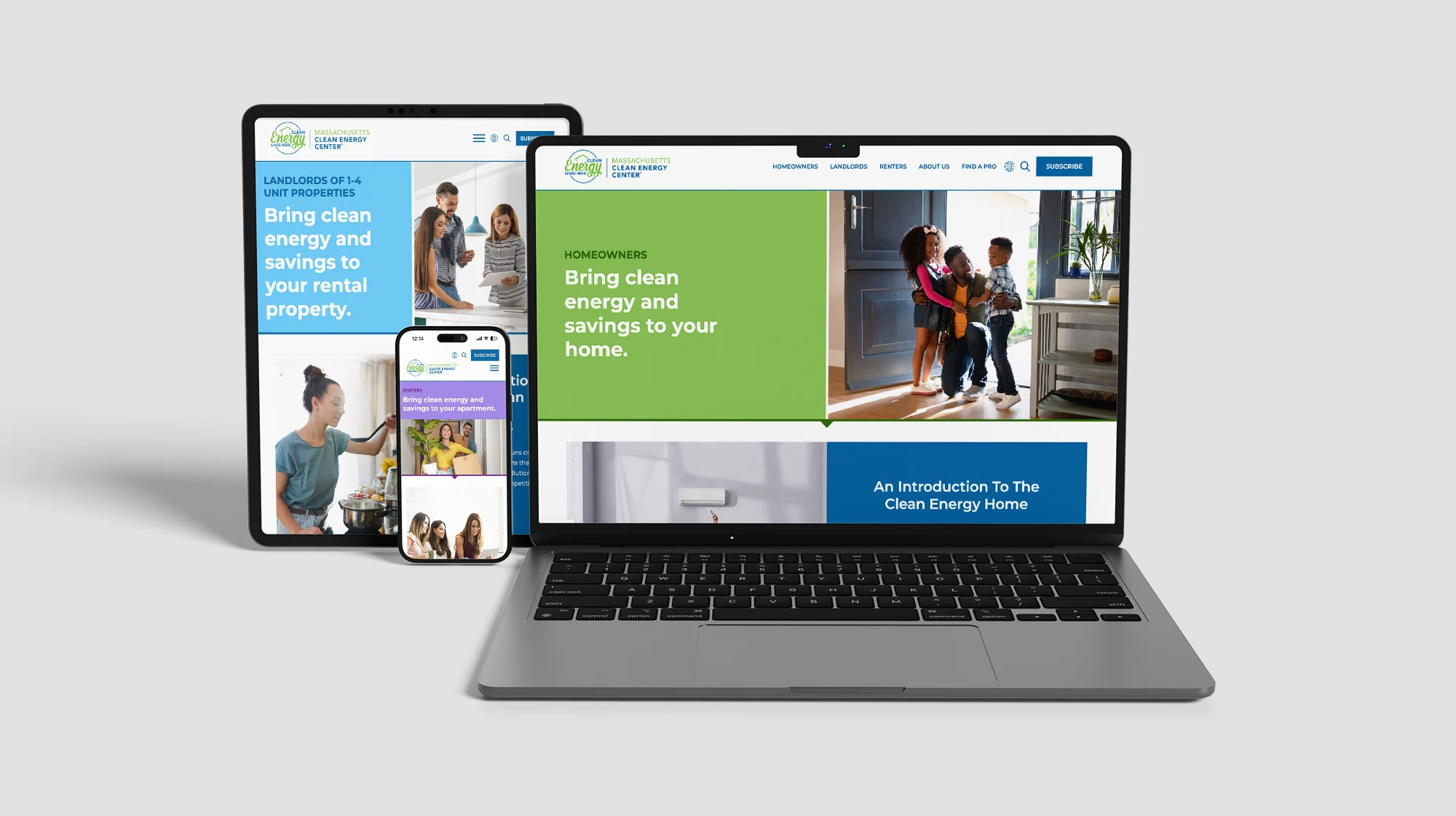 Clean Energy Lives Here: Website