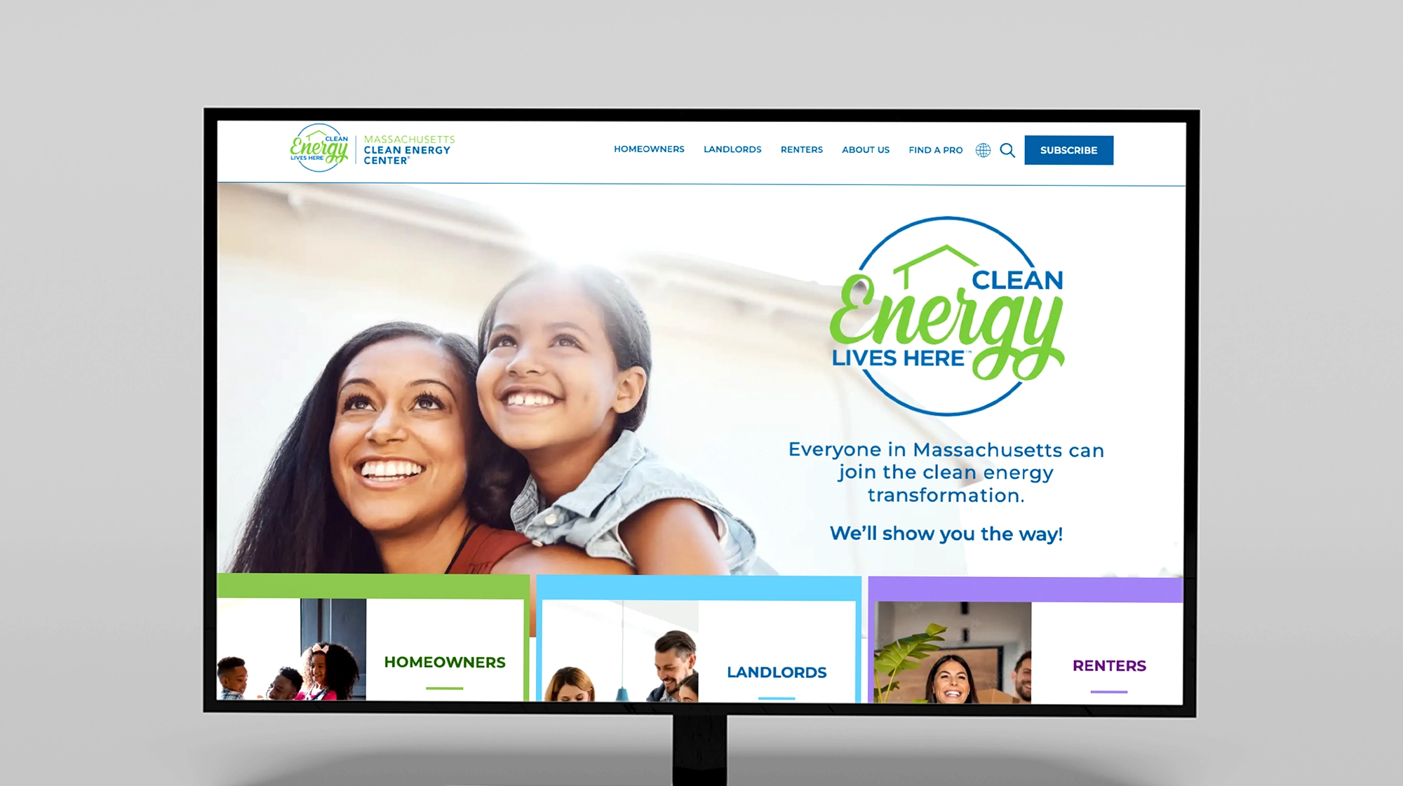 Clean Energy Lives Here: Website