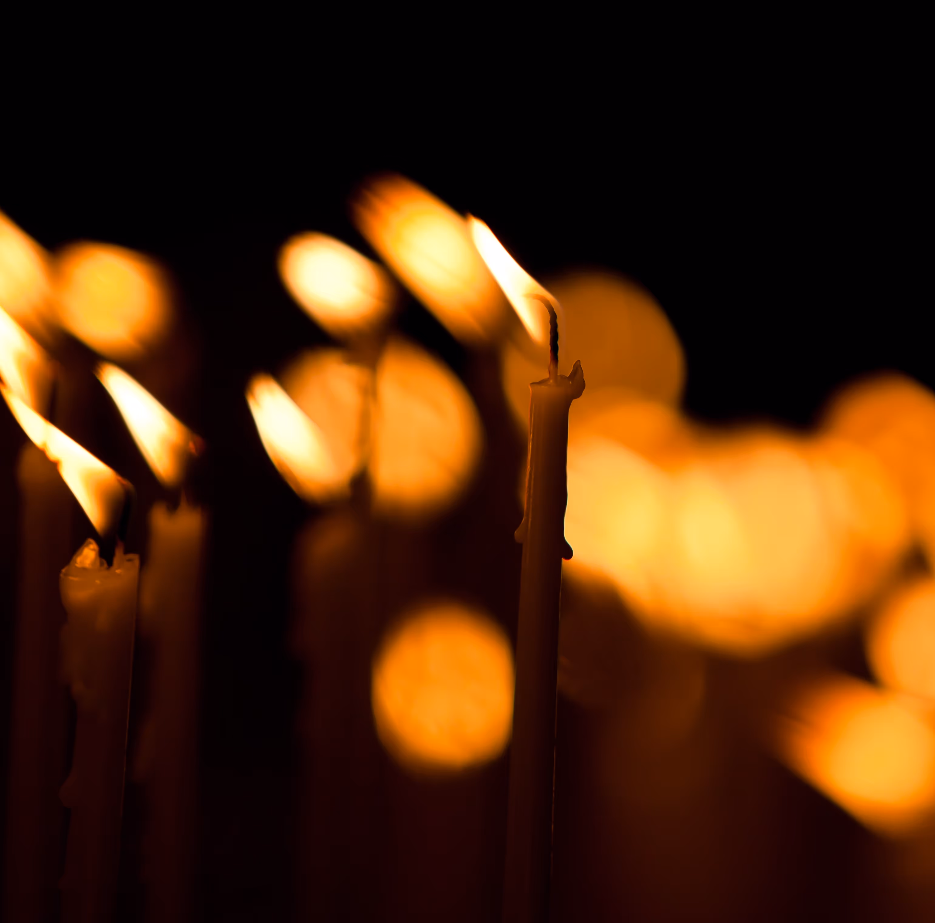 Requiem Service candles