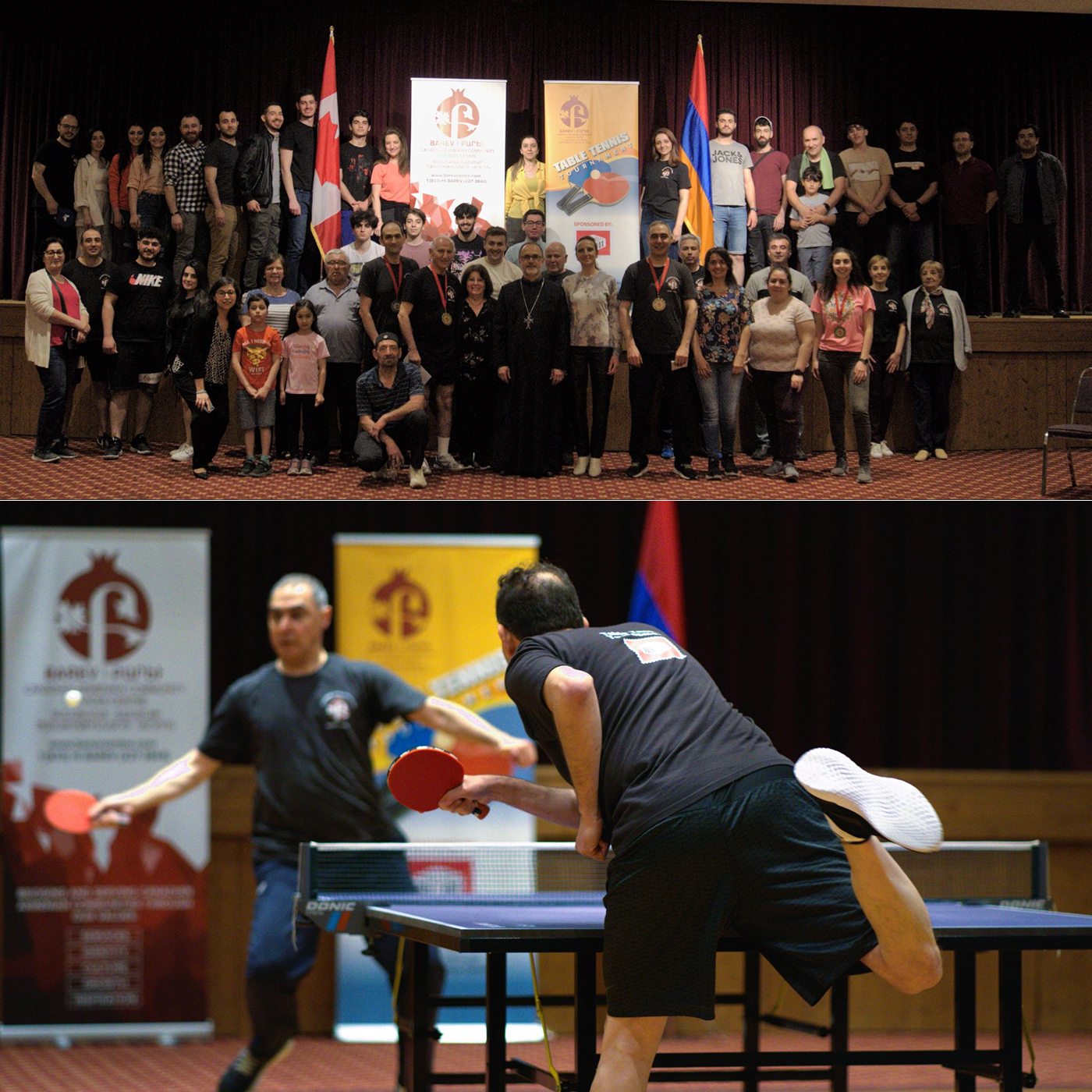 Barev Table Tennis tournament highlights