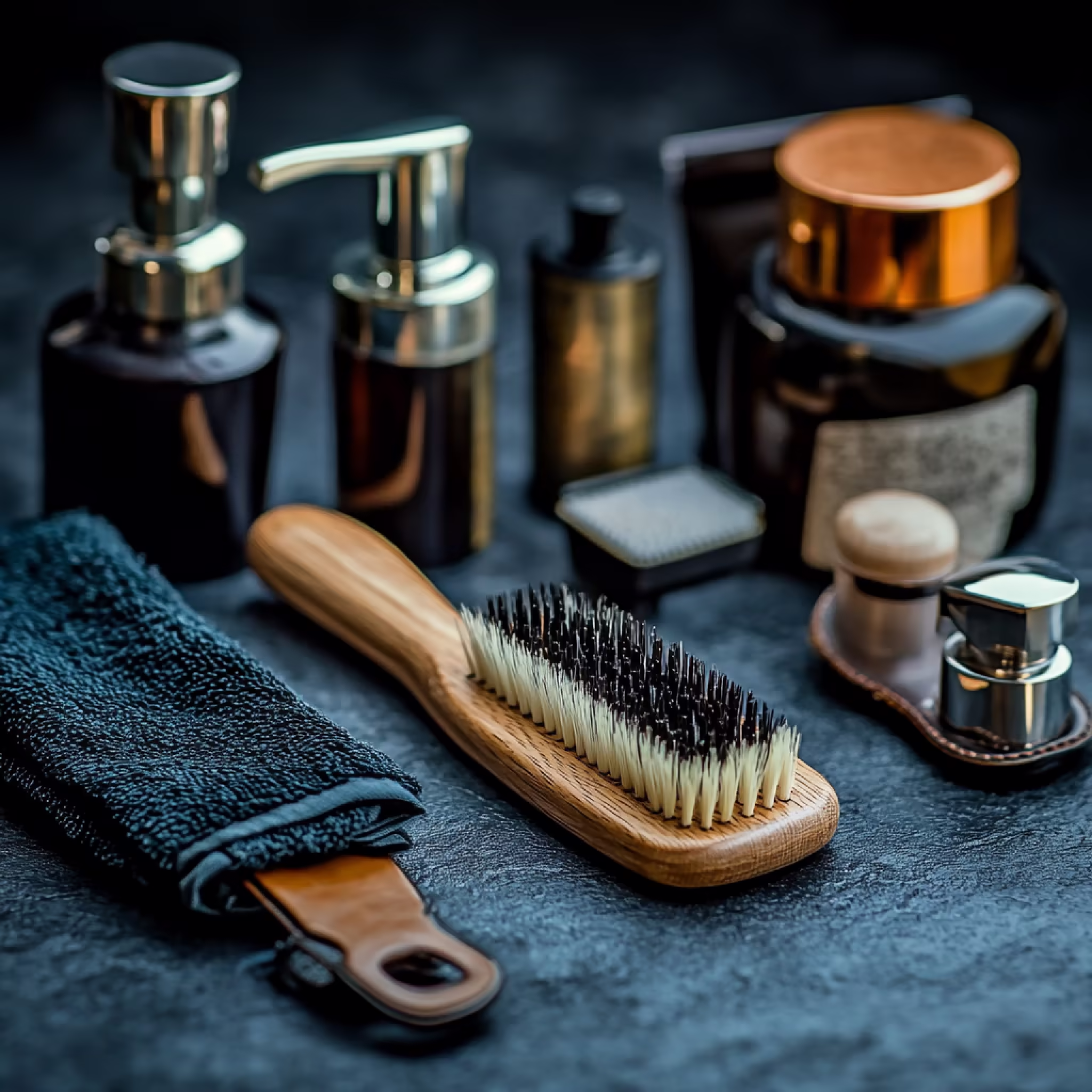 Men's grooming service at Gold Image Barbershop