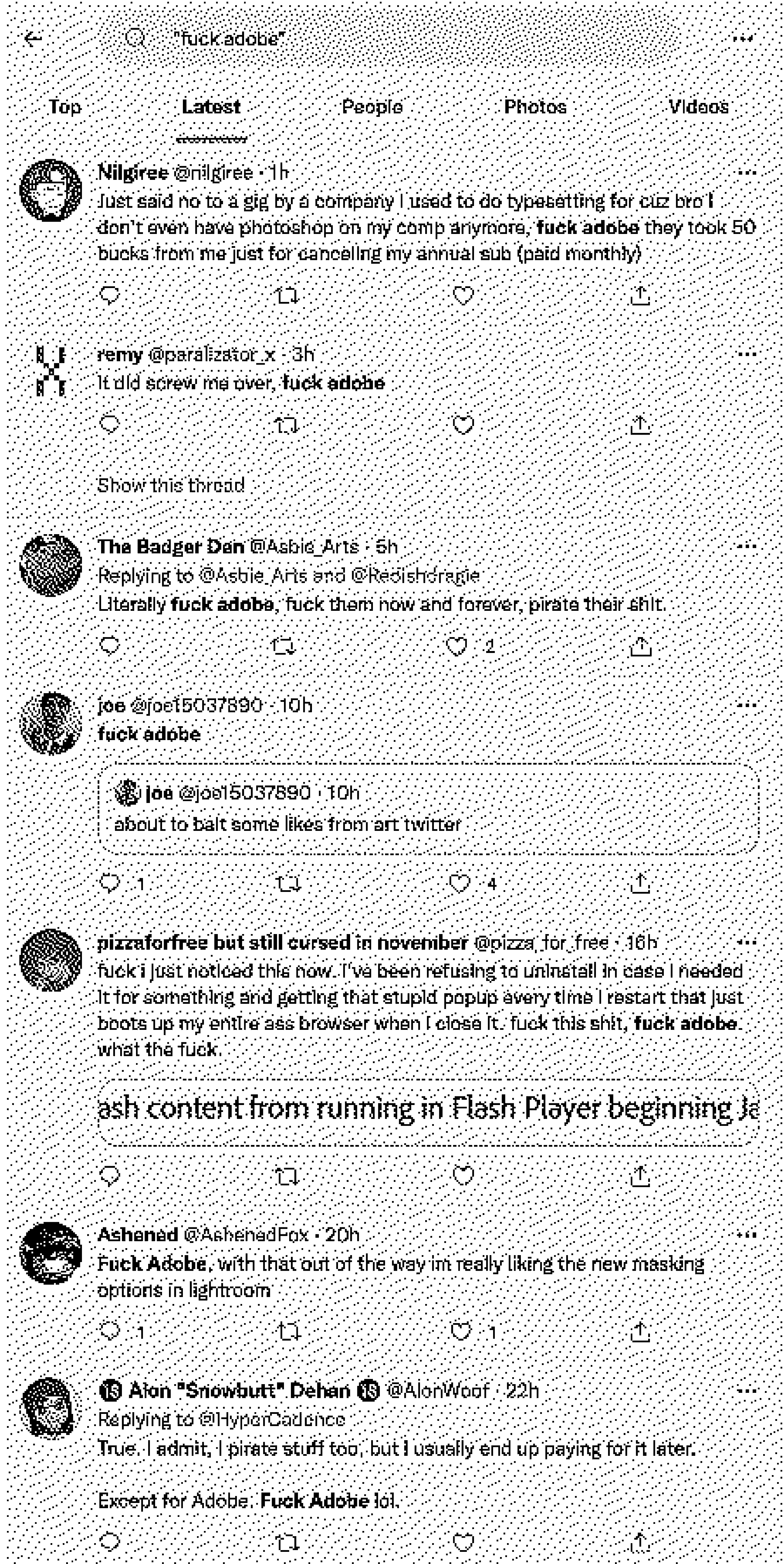 Various Twitter Users, 2021