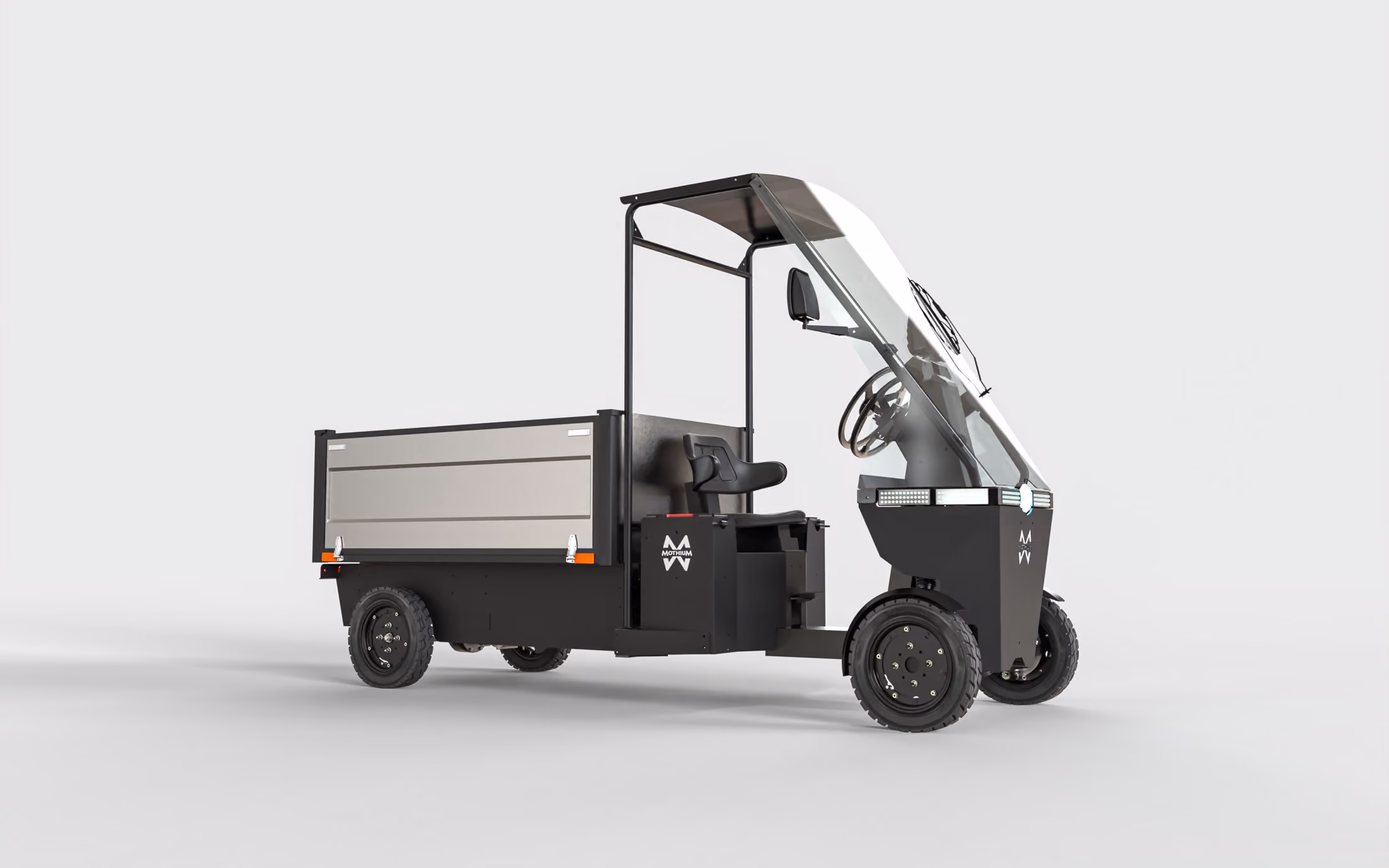 Mothium Pick-Up with an open bed and drop sides