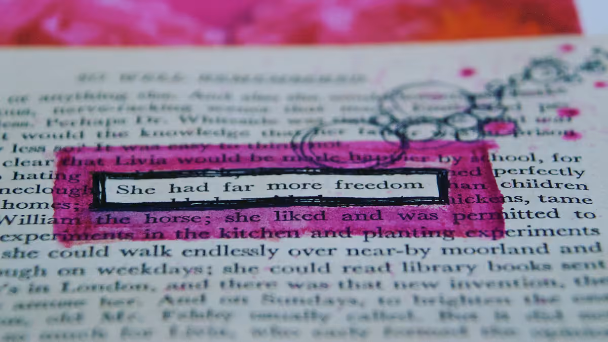 A page from Betsy's visual journal
