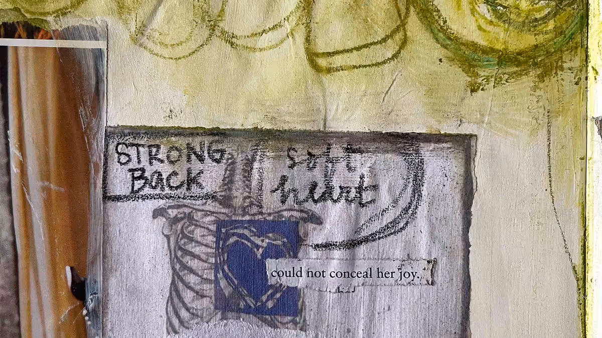 A page from Betsy's visual journal