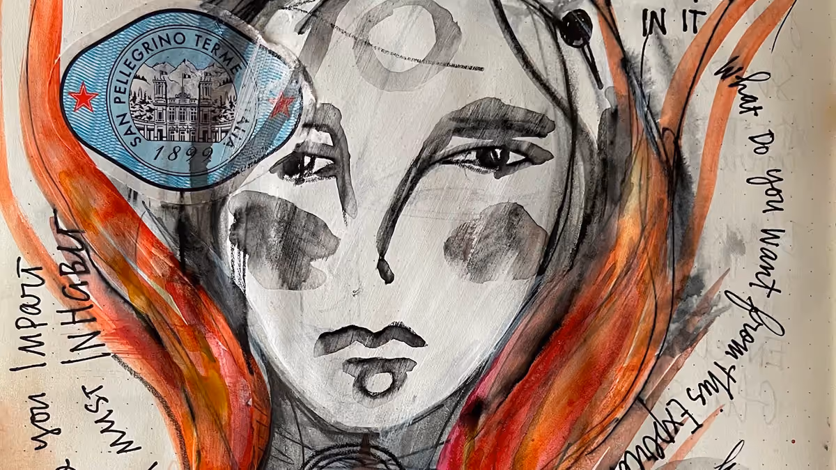 A page from Betsy's visual journal