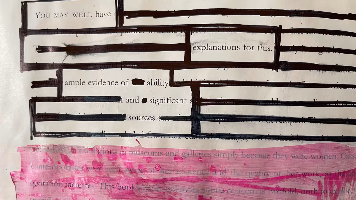 A page from Betsy's visual journal