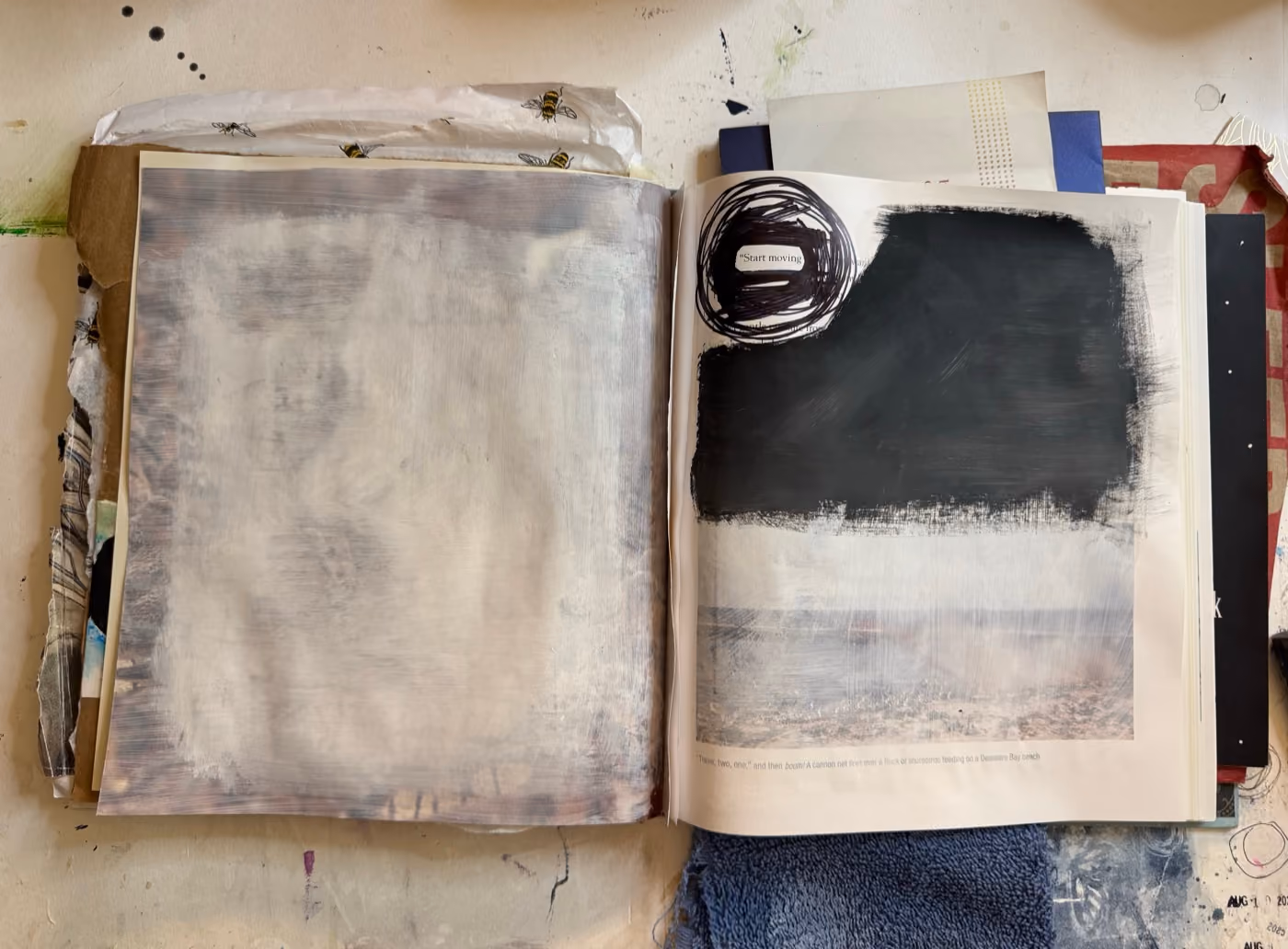 Another page from Betsy's visual journal