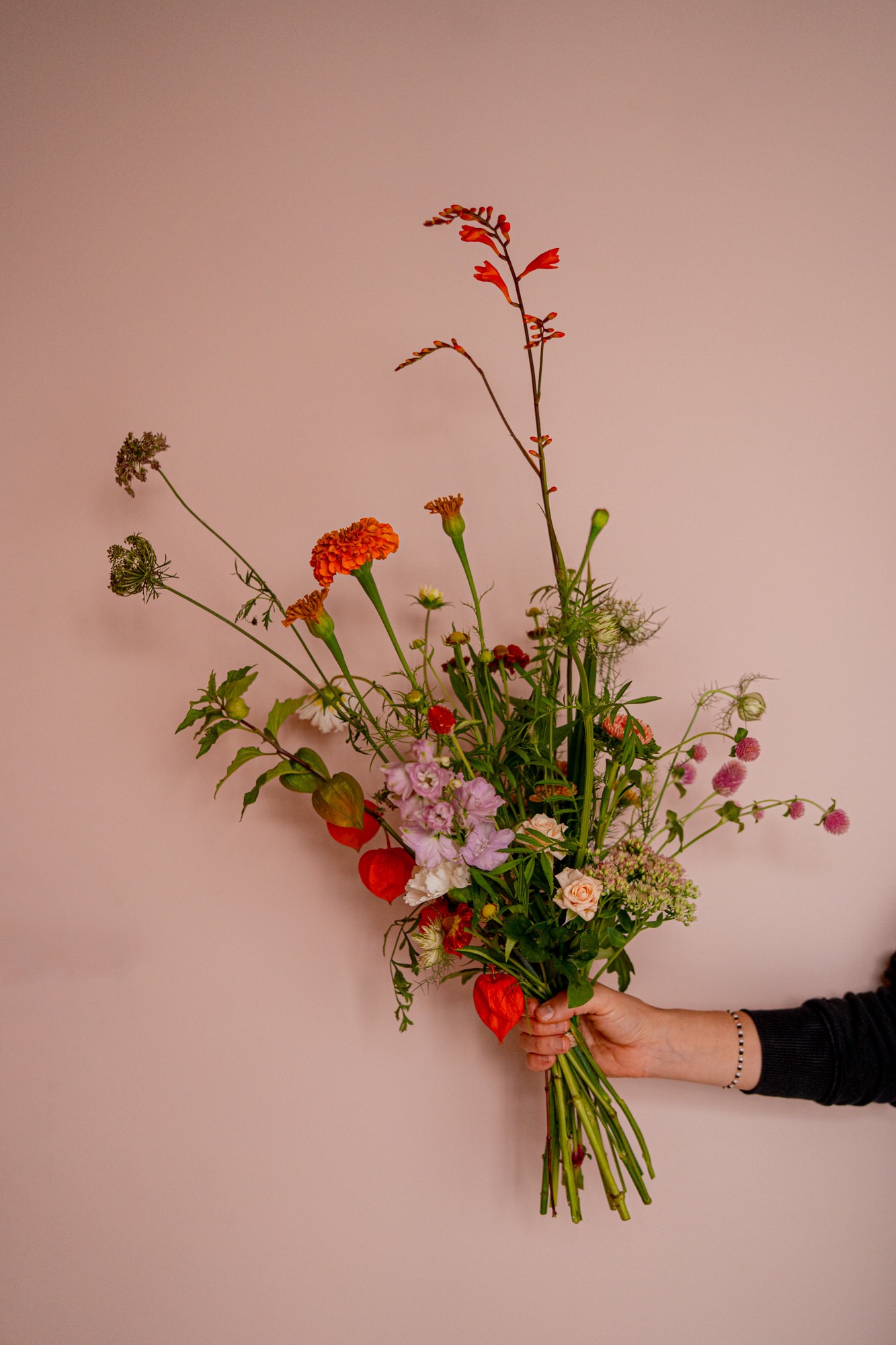 Verse boterhammen, verse bloemen