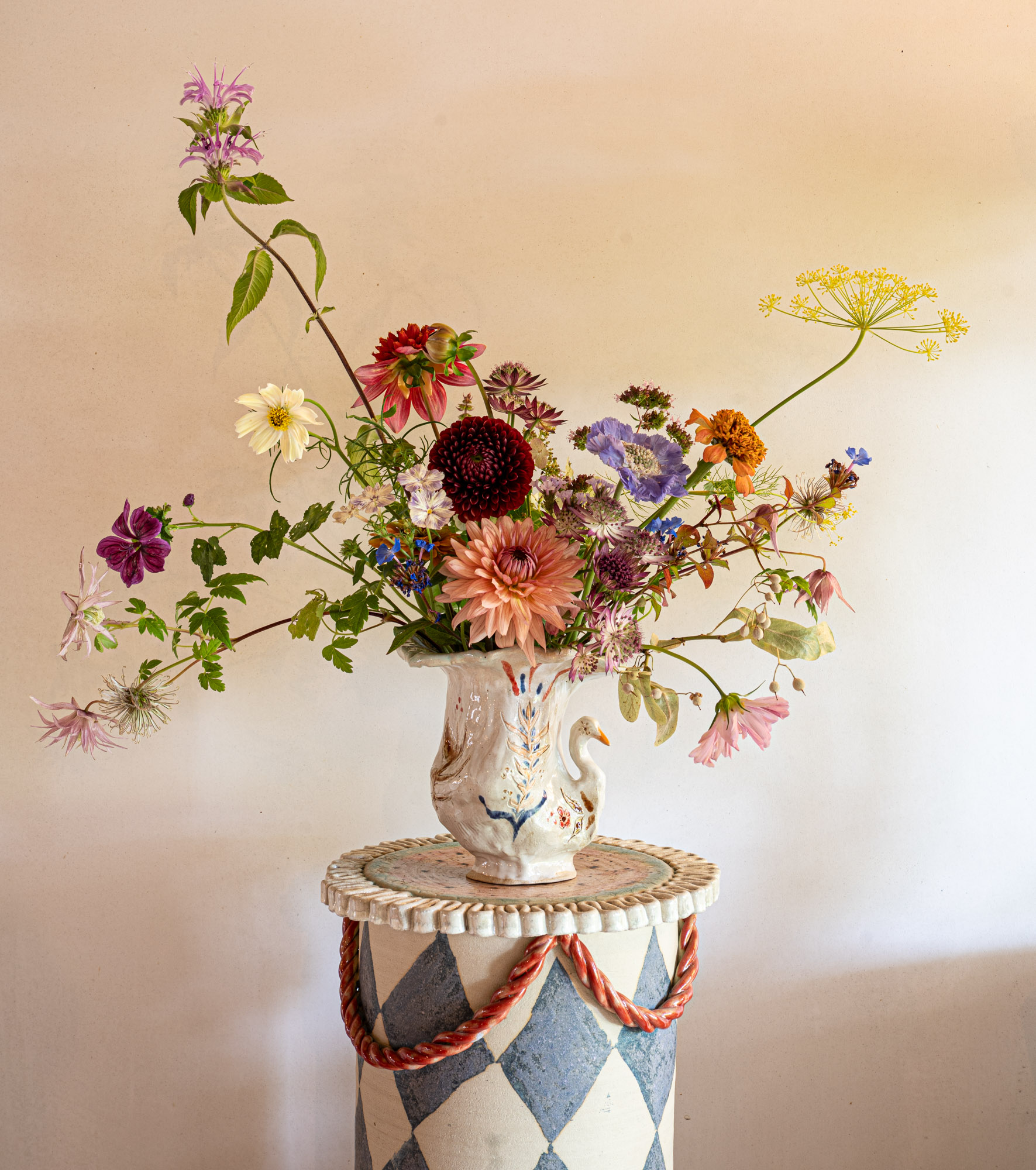Verse boterhammen, verse bloemen