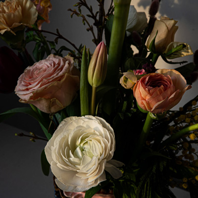 Winterlicht in bloemen