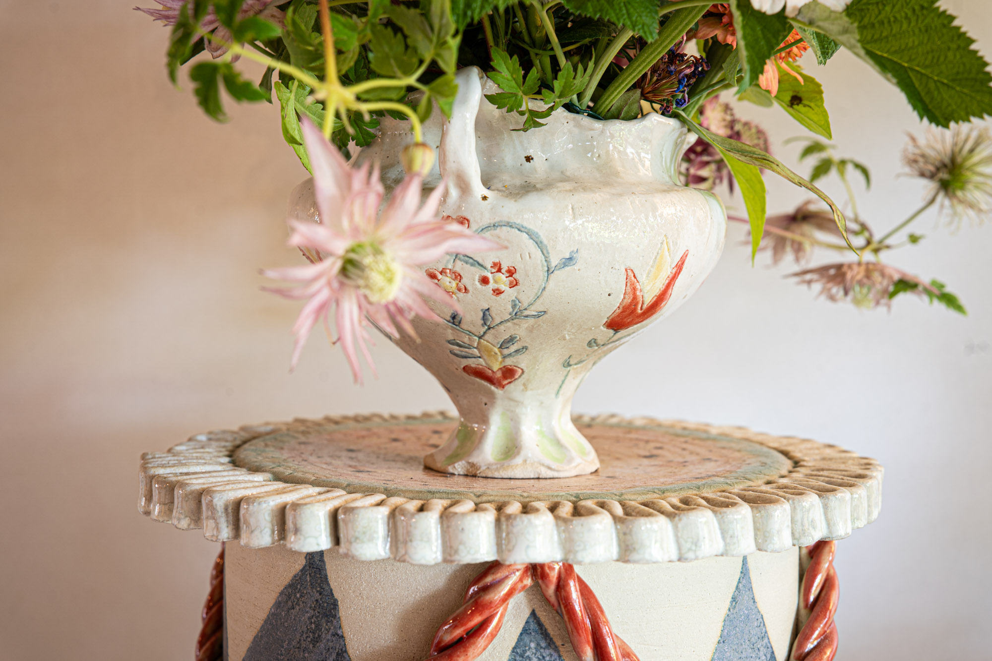 Verse boterhammen, verse bloemen