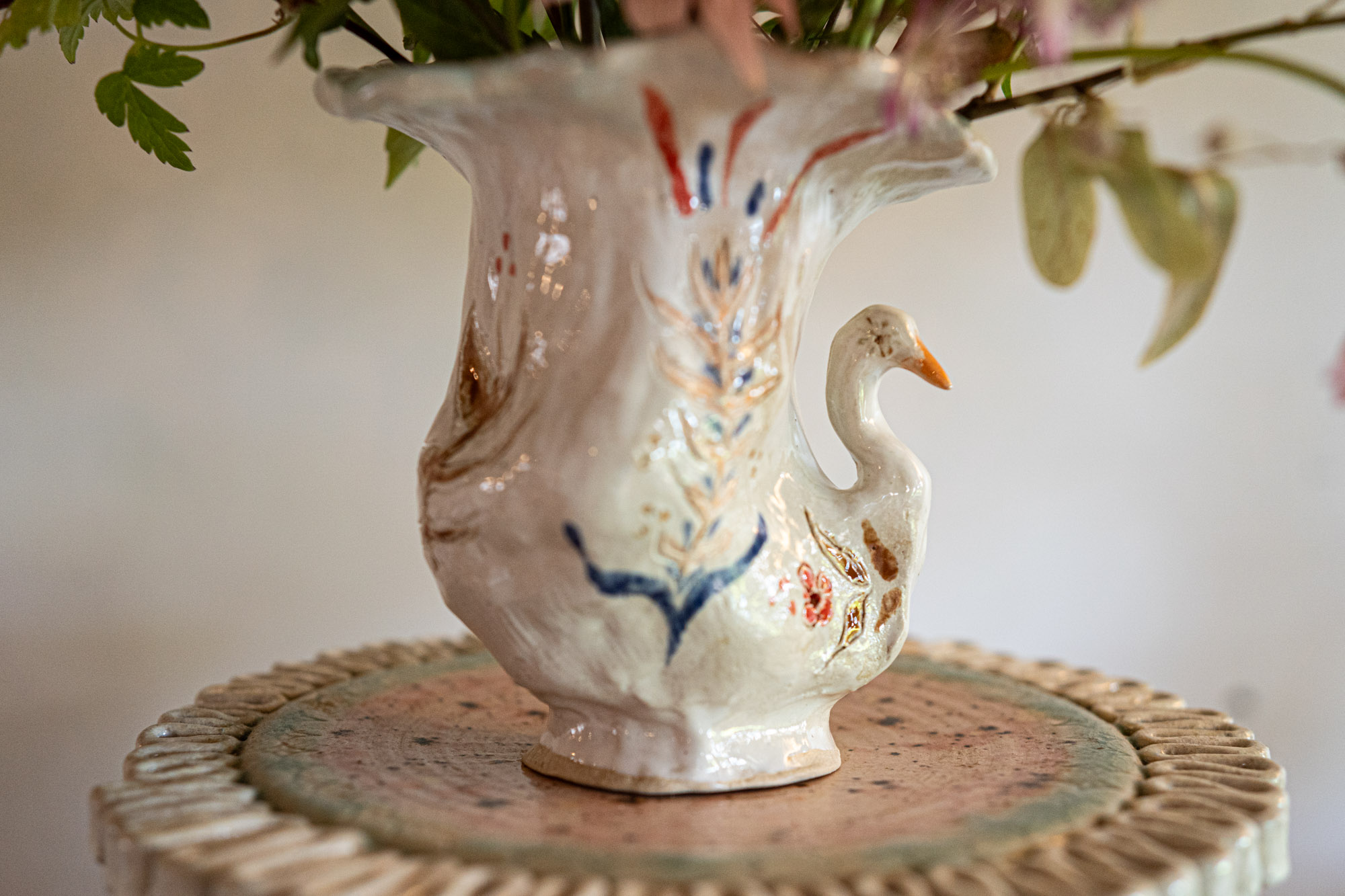 Verse boterhammen, verse bloemen