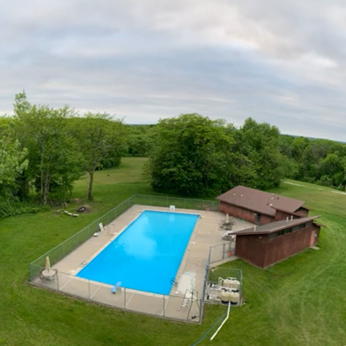 pool and event center before renovation