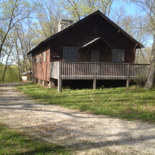 former oak point cabin