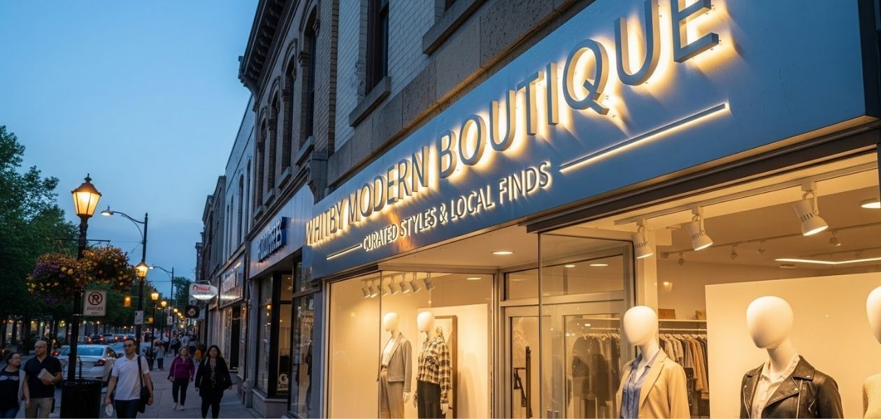 How to Choose the Right Exterior Signage for Your Whitby Storefront