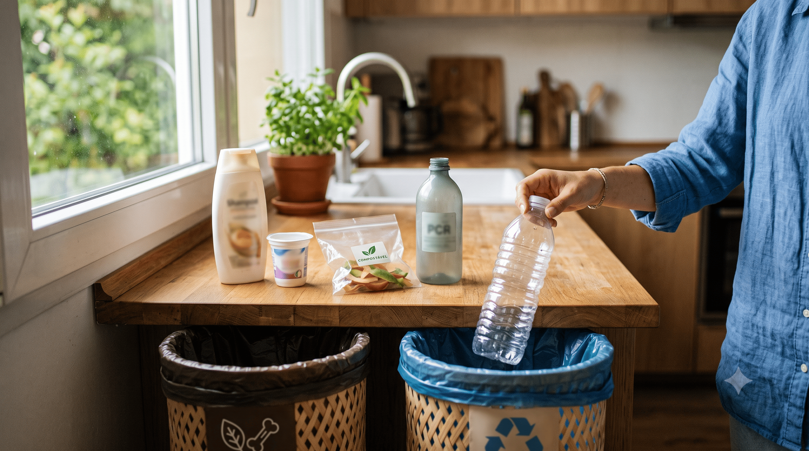 Desmistificando o Plástico: Qual a Diferença entre Reciclável, PCR, Biodegradável e Compostável?