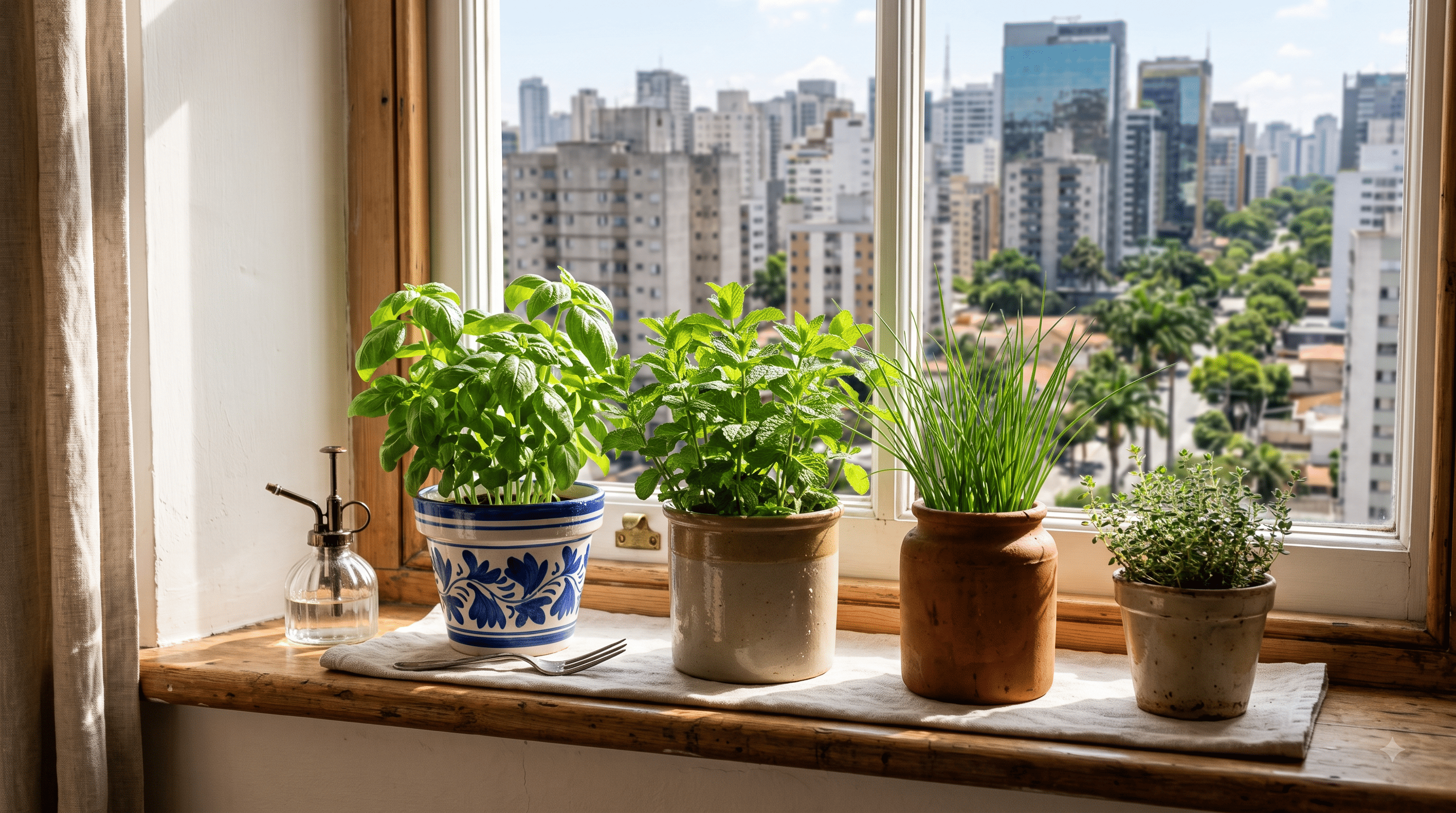 Horta Doméstica: Como Cultivar Alimentos em Pequenos Espaços
