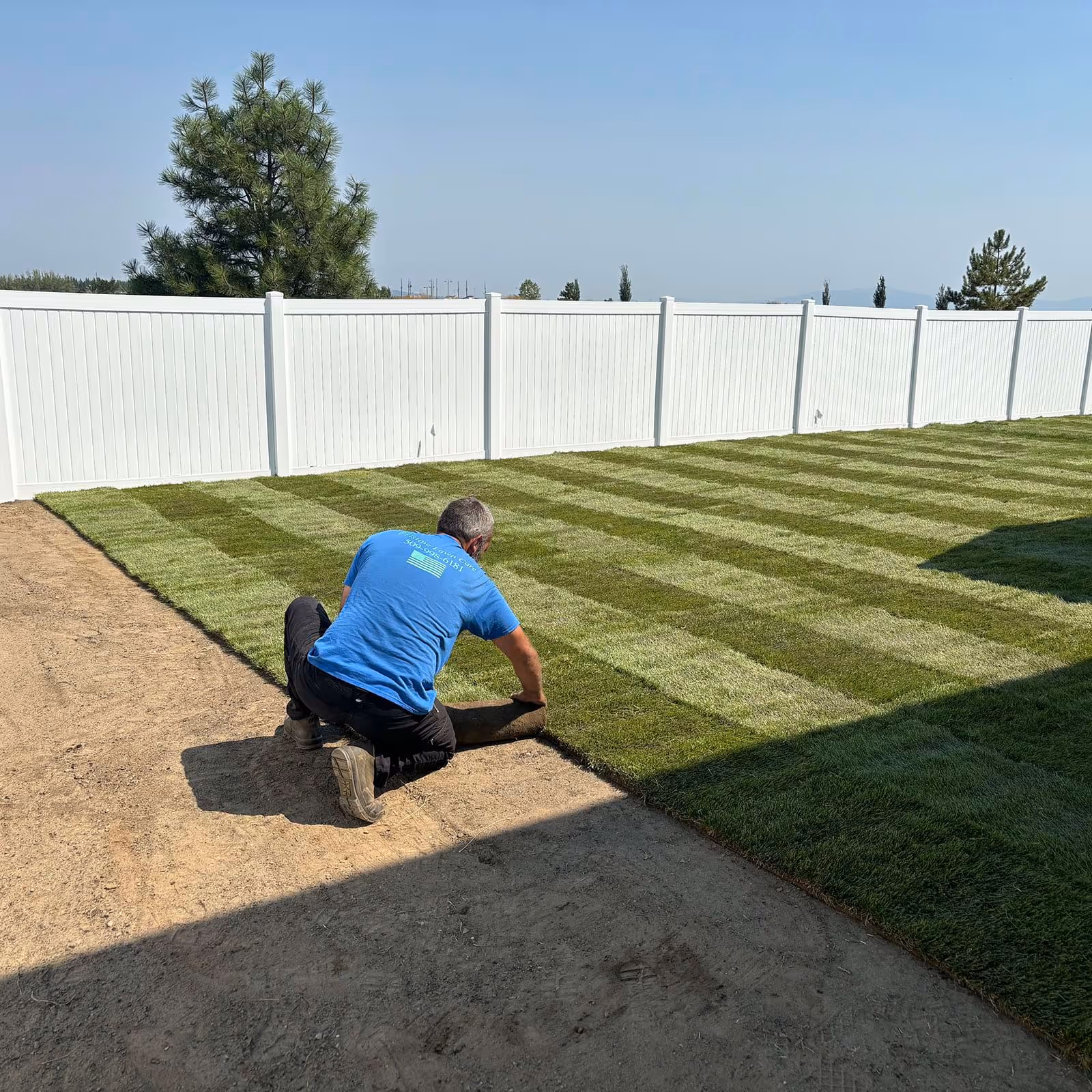 Commercial turf aeration for HOA field