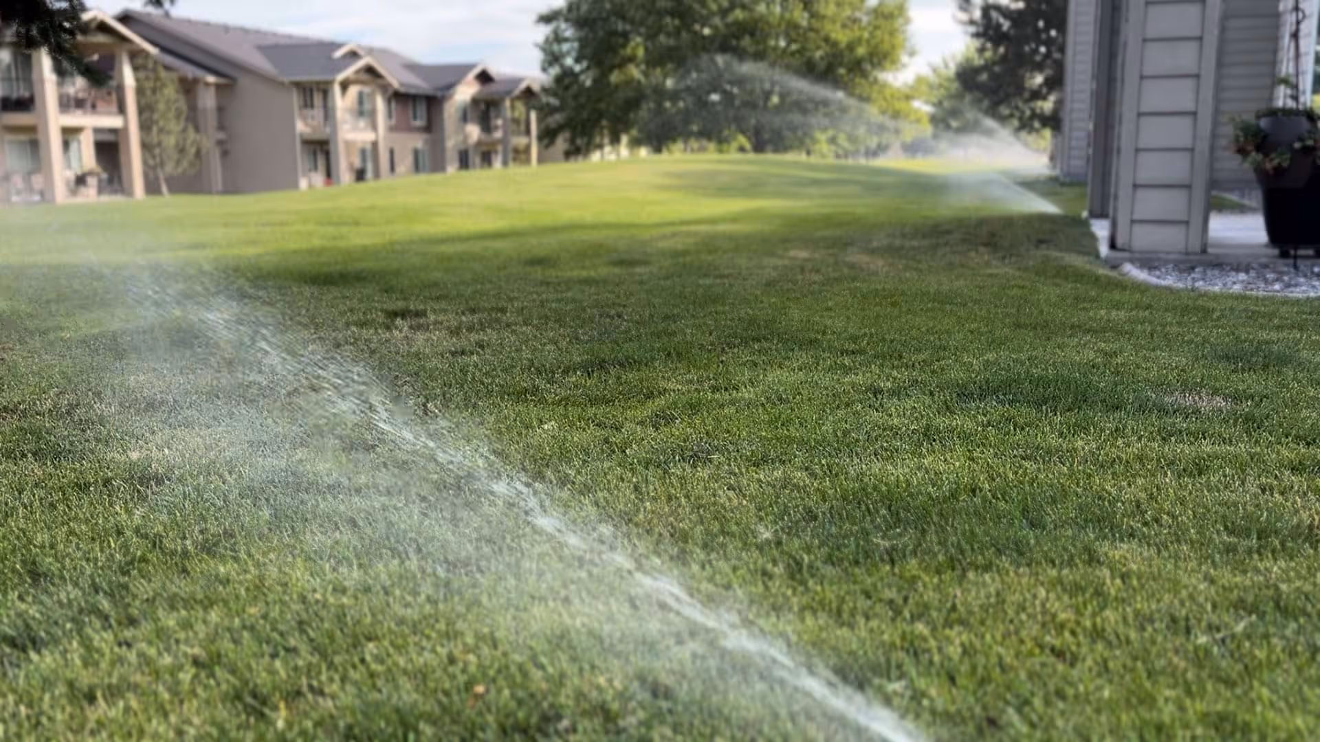 Pristine Lawn Care fixing irrigation valve