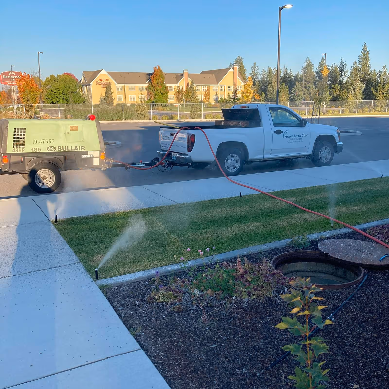 Seasonal sprinkler blowouts in Spokane Valley