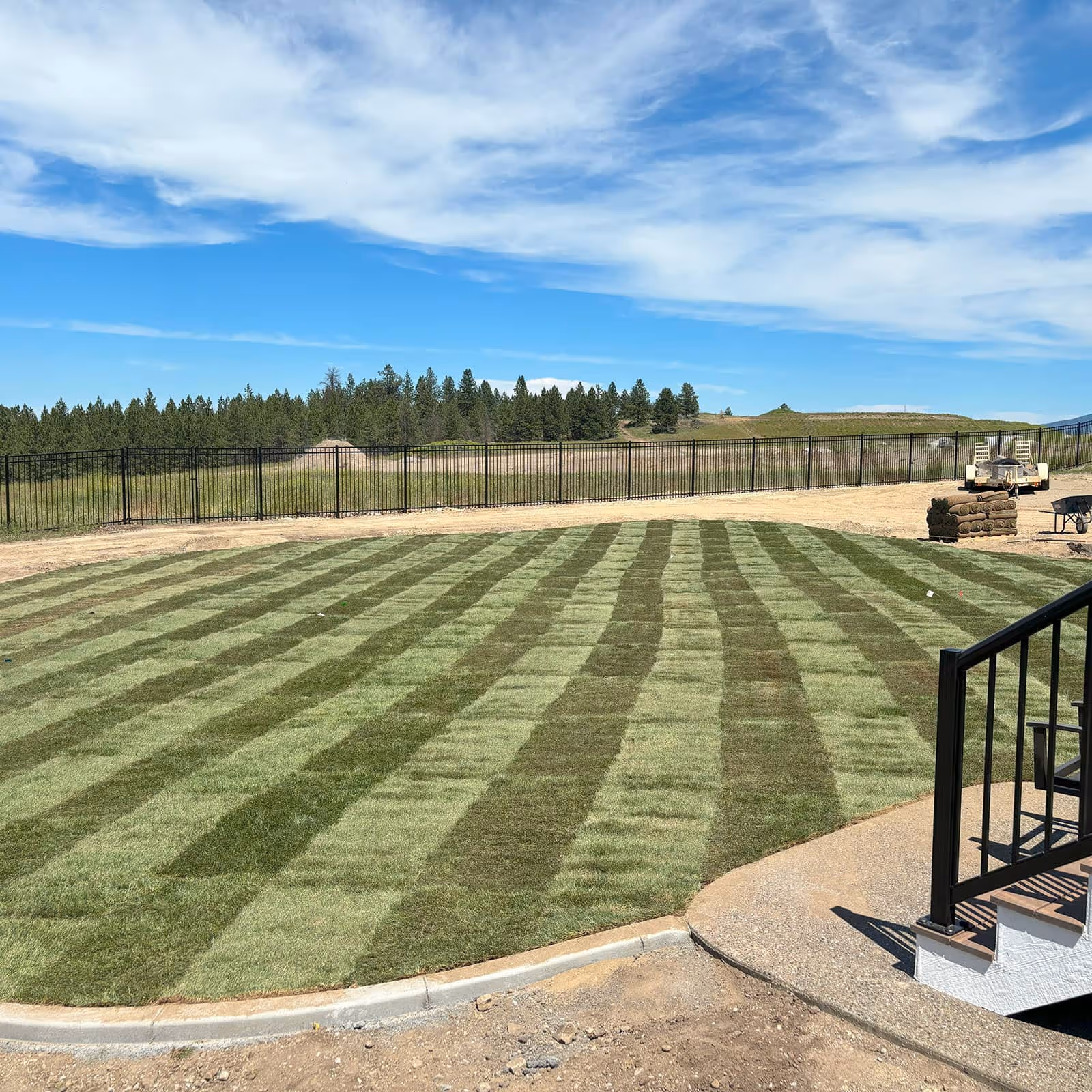 Sprinkler system installation in Spokane