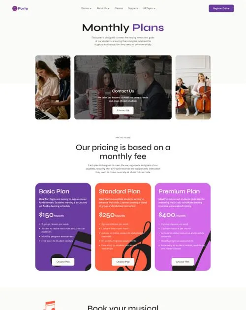 Pricing  -Screenshot