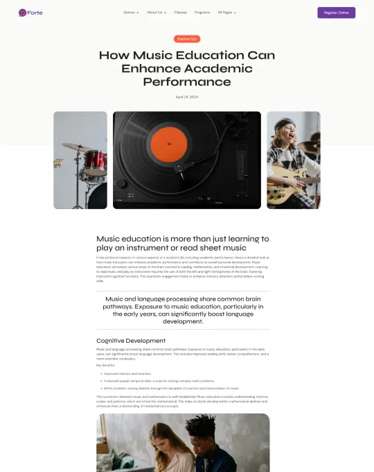 Blog Post -Screenshot